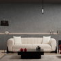 Atelier Del Sofa Sofá 3 Plazas Blanco Confortable y Elegante 248 cm